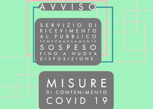 AVVISO- AREA SERVIZI SOCIALI- EMERGENZA COVID-19