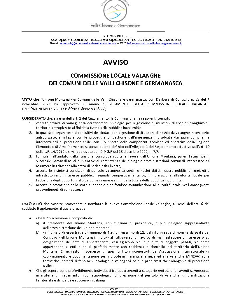 avviso